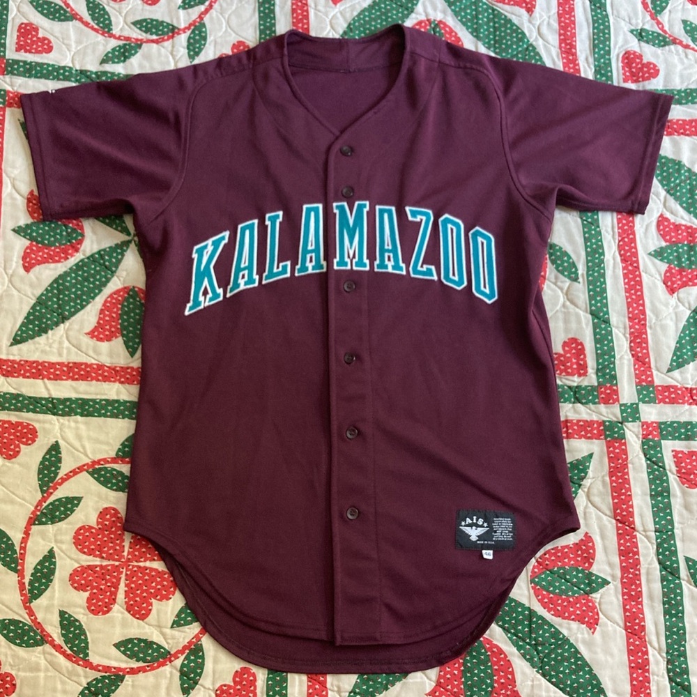 Vintage Kalamazoo AIS baseball jersey
